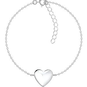 Sterling Silver Heart Bracelet
